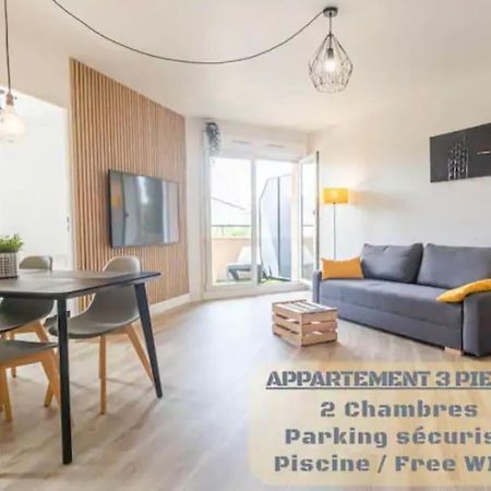 *T3*Toulouse Purpan+Parking+Piscineアパートメント エクステリア 写真